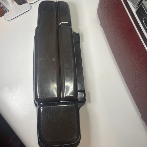 Vintage Samsonite Train Case Red Cosmetic Makeup Tray Mirror Hard Luggage No Key - Picture 13 of 16